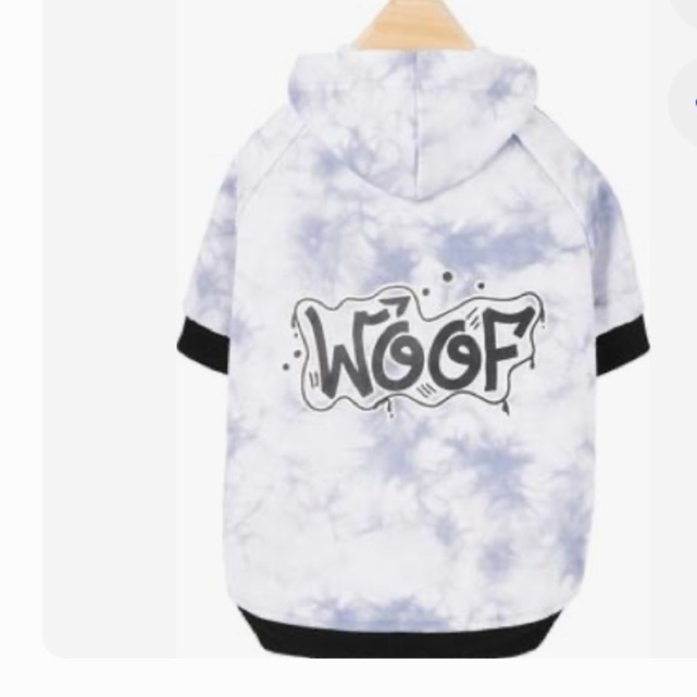 BRAND NEW!!! Dog Hoodie Tie-Dye